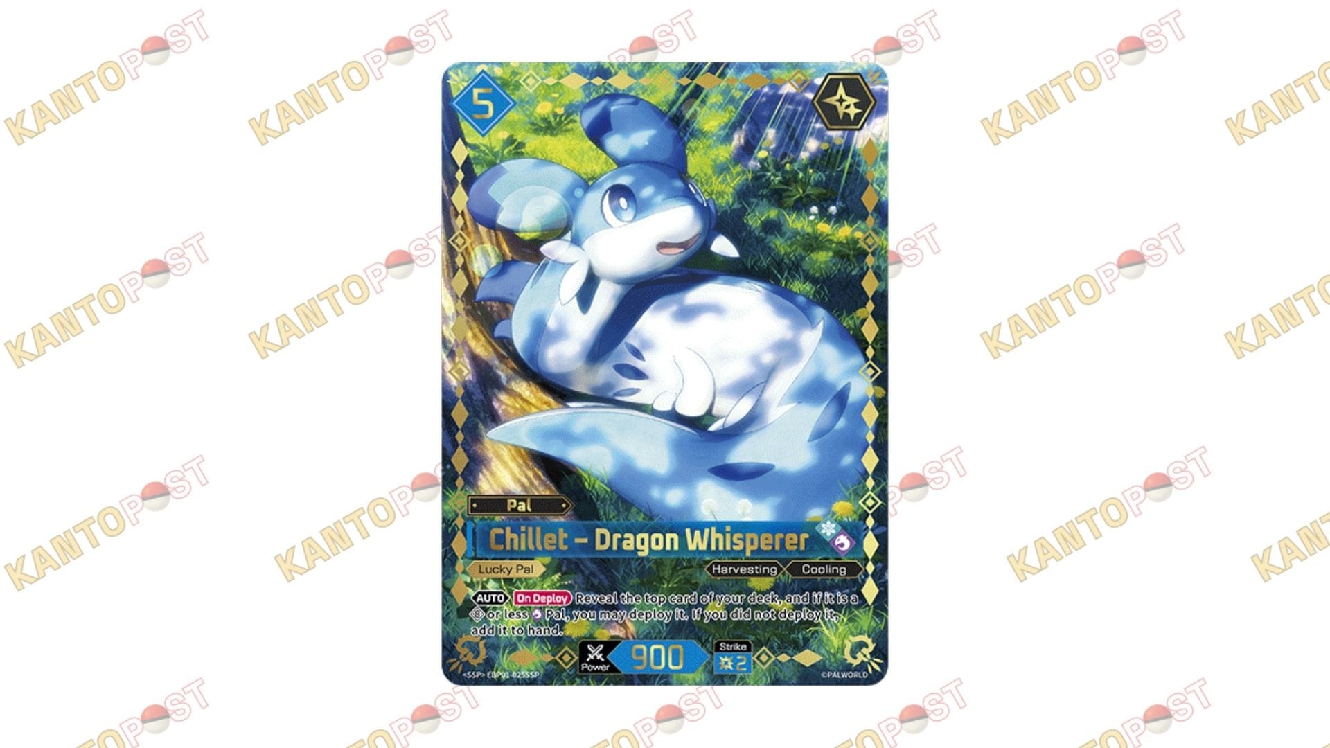 Chillet Dragon Whisperer Palworld card from Palworld card game