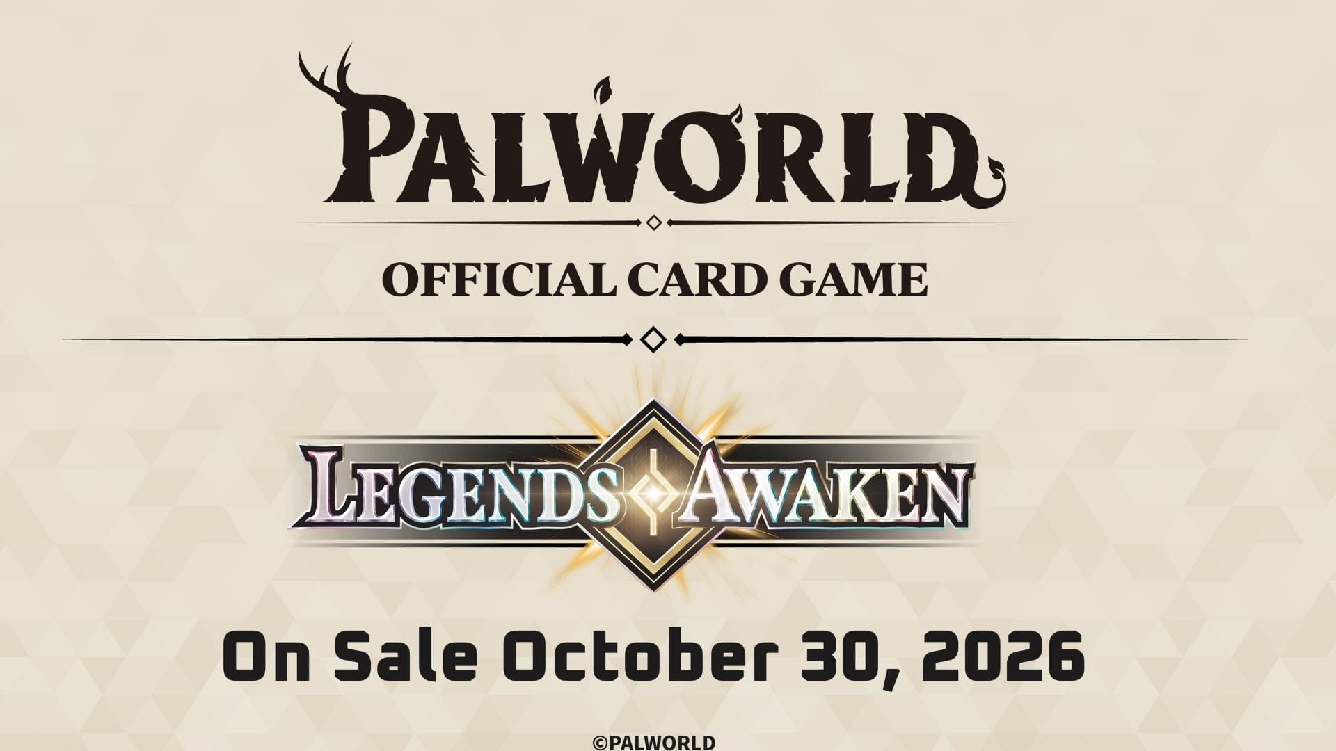 A placeholder marketing image for Palworld Legends Awaken set