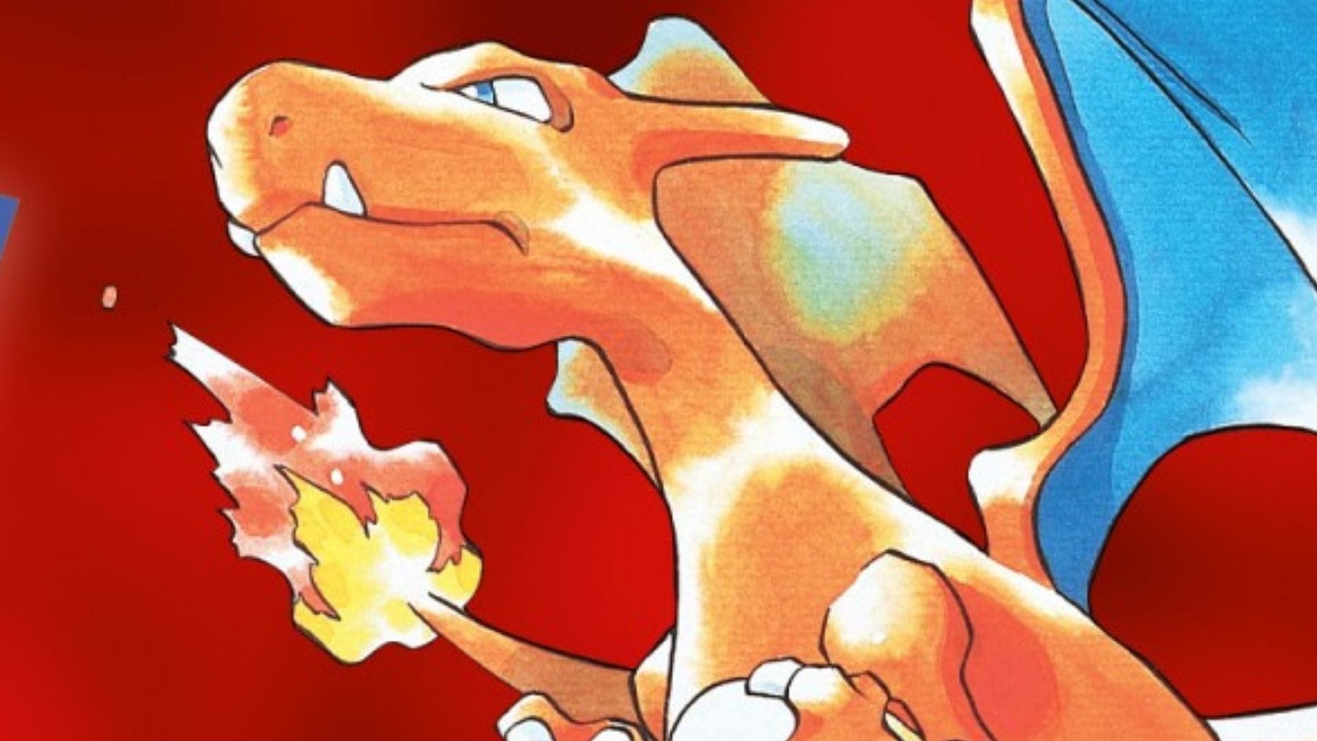 Charizard from the artwork for the original Pokémon Red game