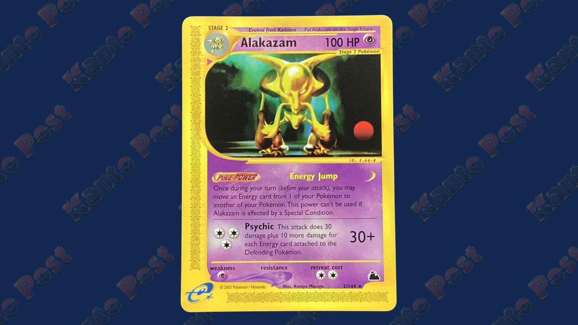 An Alakazam #2 Pokémon card