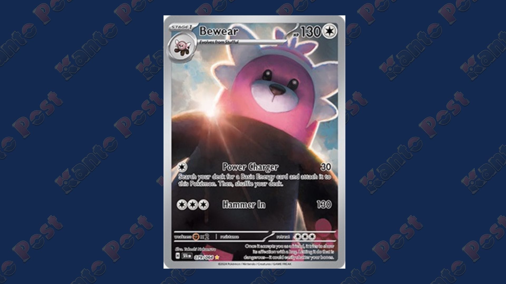 A Bewear #079 Pokémon card