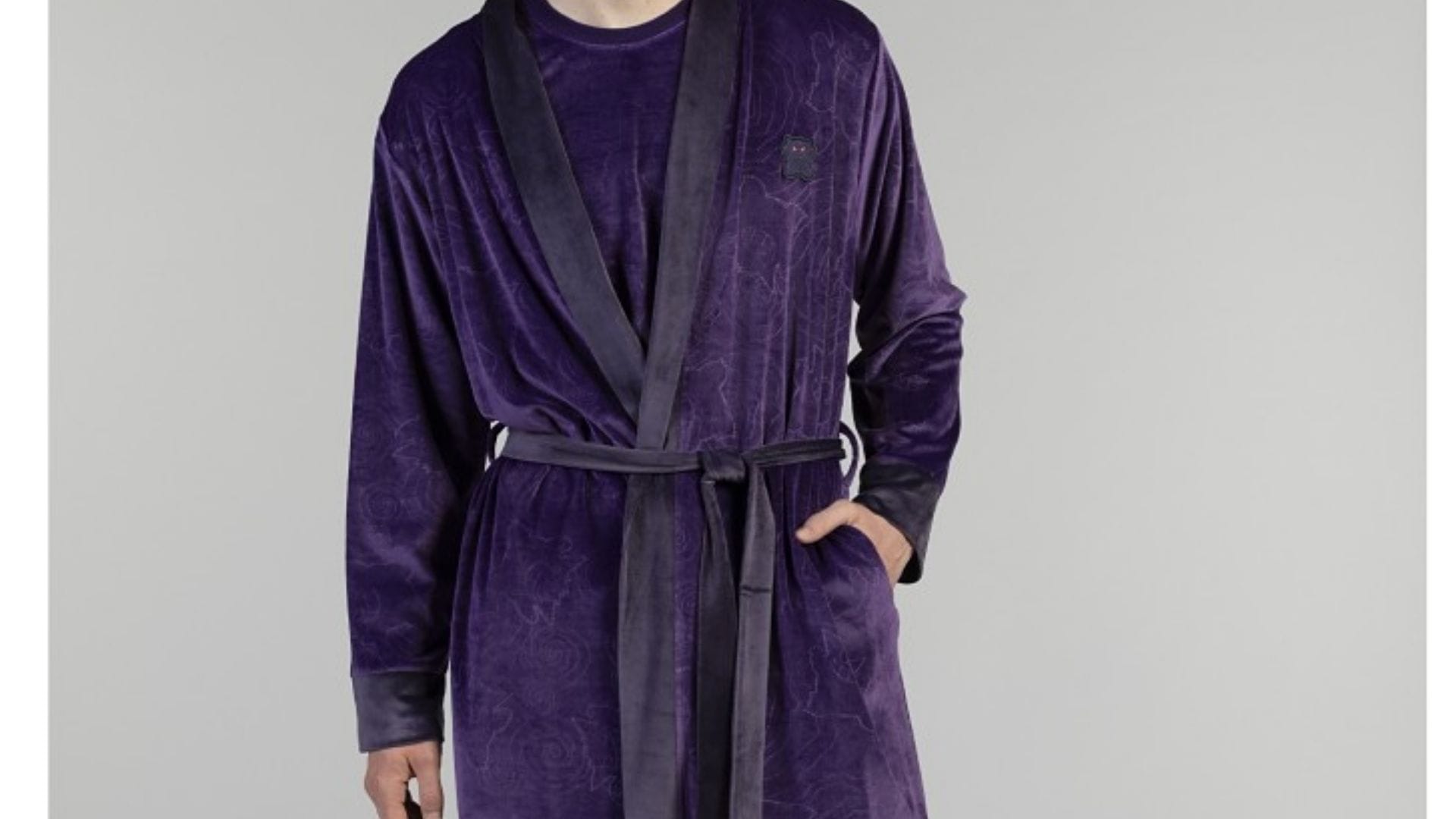 A shot of the Pokemon Gengar Sleep Robe from the Pokemon Center