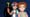 Ash Ketchum from Pokémon next to his mum and a silhouette of a man
