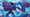 A close up of the artwork of Kyogre on a common Pokémon card