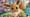 A close up of the artwork from a Pokémon 30th Celebration promo Pokémon card of Eevee